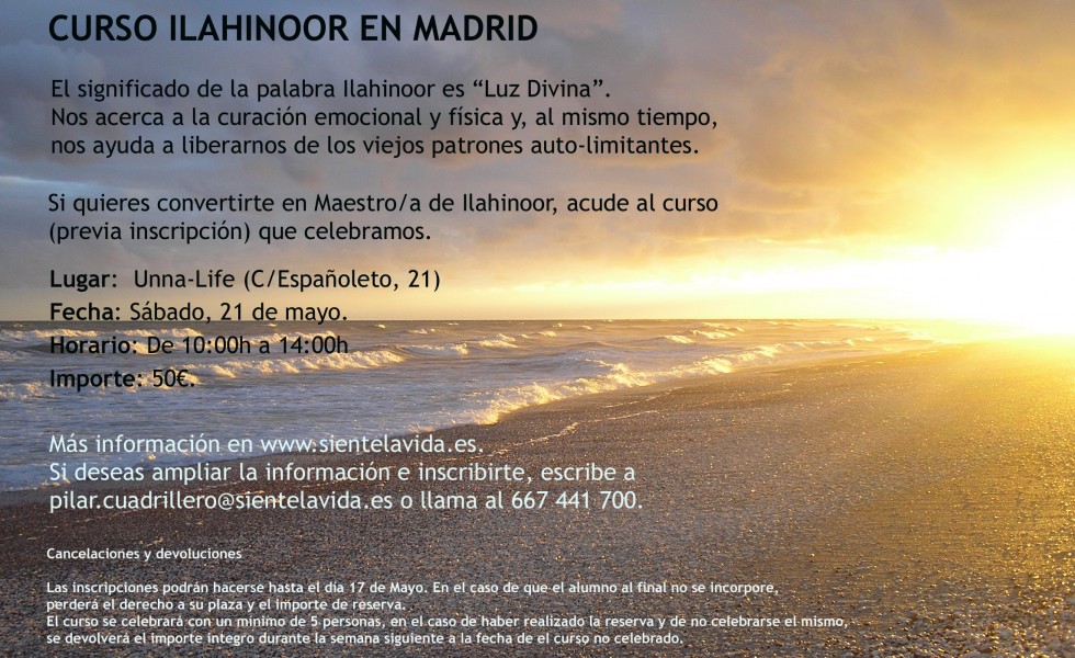 Curso Ilahinoor en Madrid
